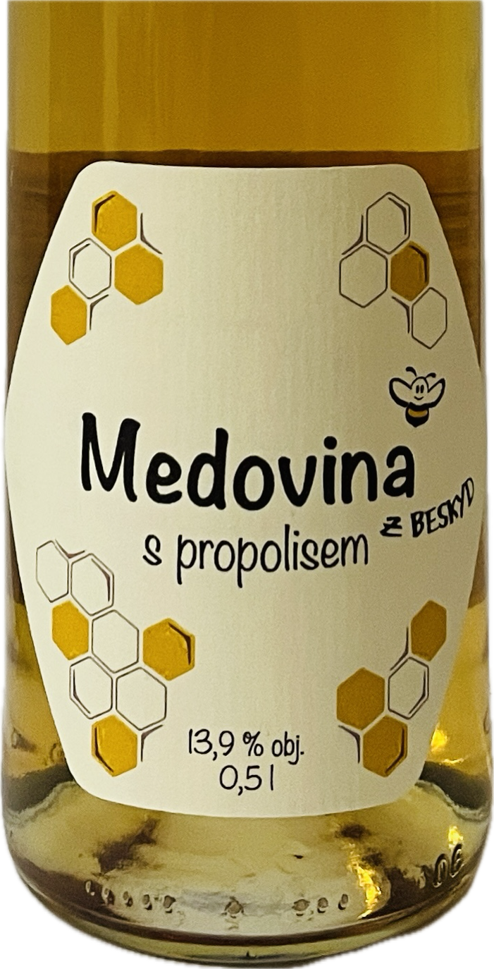 Medovina s propolisem 0,5 l